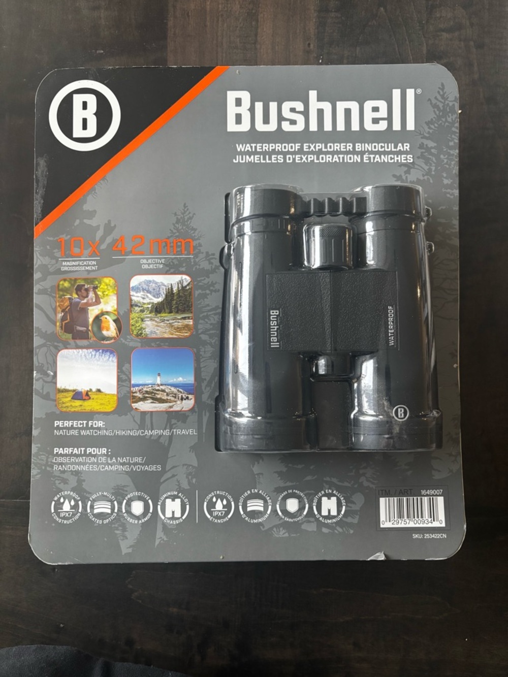 Bushnell - 10x42 Waterproof Explorer Binoculars - Black